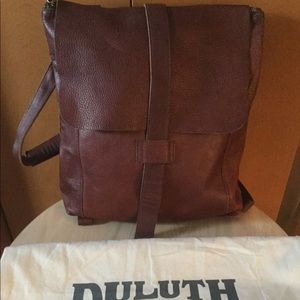 Duluth Trading Co. Lifetime Leather Purse/Backpack